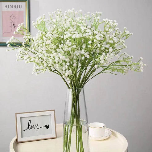 Lot de 20 Fleurs tiges étoilées artificielles style cottage – champêtre romantique