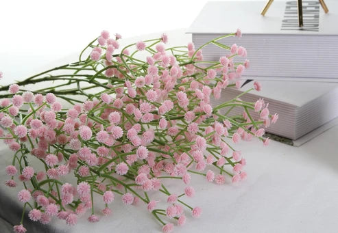 Lot de 20 Fleurs tiges étoilées artificielles style cottage – champêtre romantique