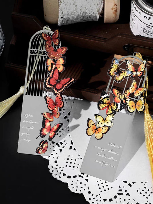 Marque-page Papillon Rétro en Métal