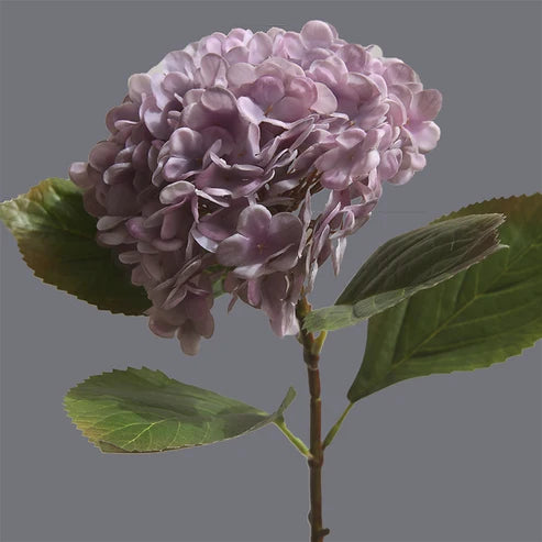 Lot de 5 Fleurs d'Hortensia en soie Style Rétro Anglais