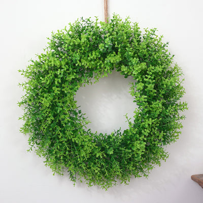 Couronne de Porte en Eucalyptus et Feuillage Artificiel – Style campagne chic